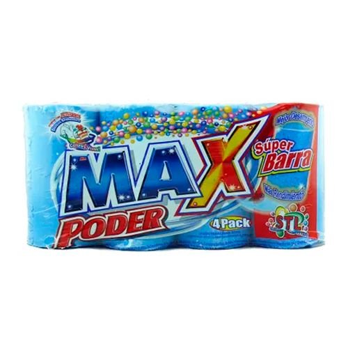 jabón max paquete azul y morado