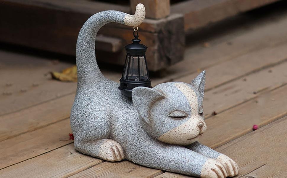 escultura de gato