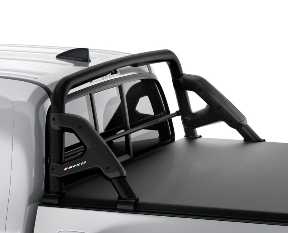 Barra antivuelco Keko K3 acero Nissan Navara Negro