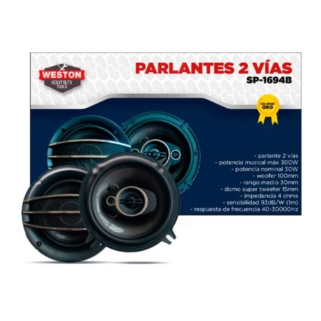 juego de parlantes 6 pulgadas 400w