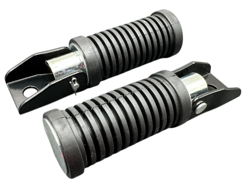 ESTRIBOS TRASEROS CG125/FT125 NEGRO BUONI MAXXPRO