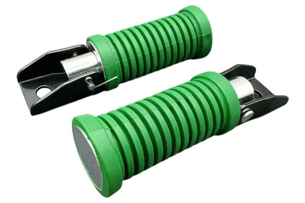 ESTRIBOS TRASEROS CG125/FT125 VERDE BUONI MAXXPRO
