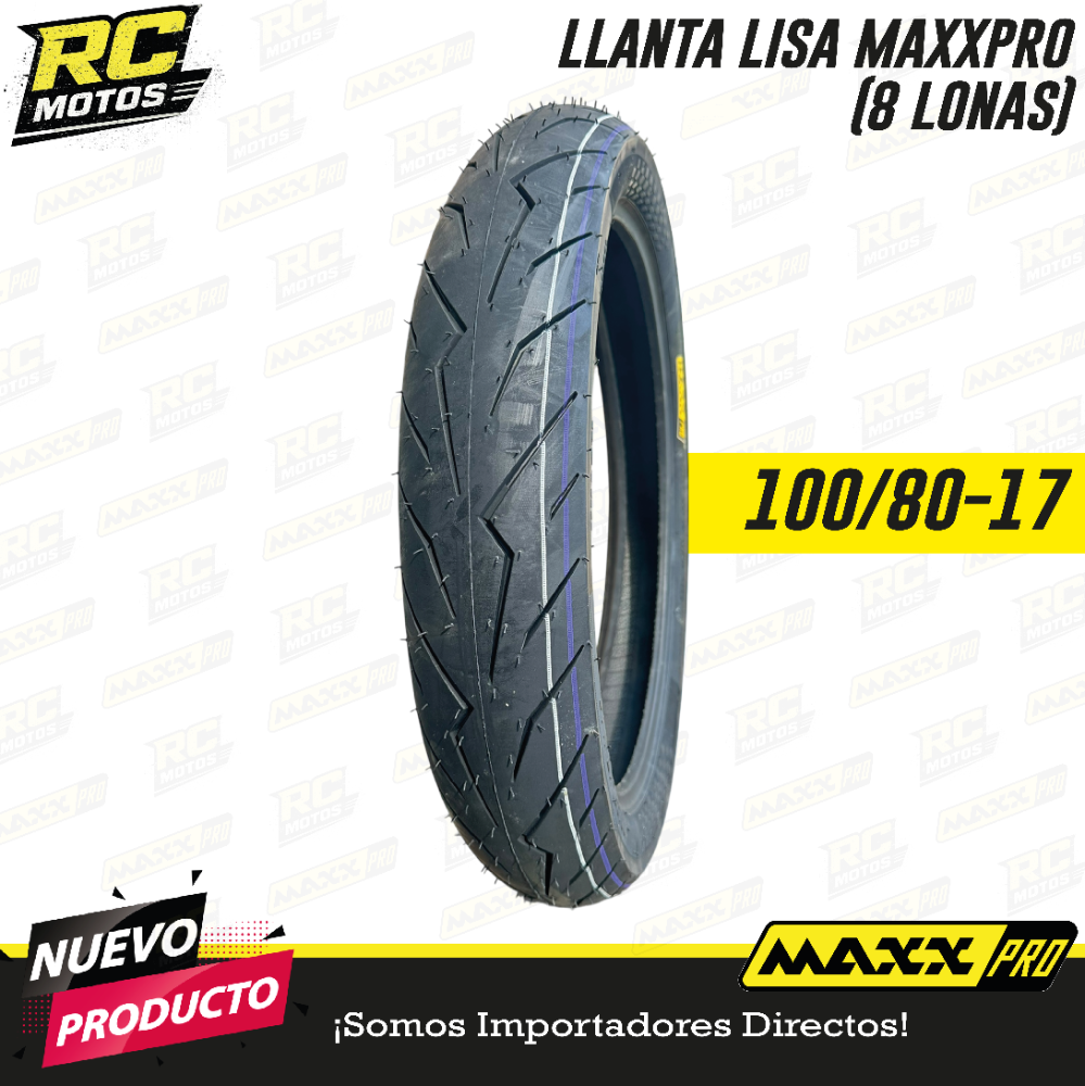 LLANTA 100/80-17 MAXXPRO LISA STREET MAX UBP089