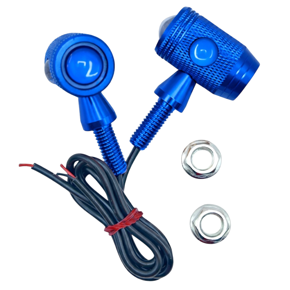 VIAS LED MINI METAL MXP03 DOBLE AZUL BUONI MAXXPRO