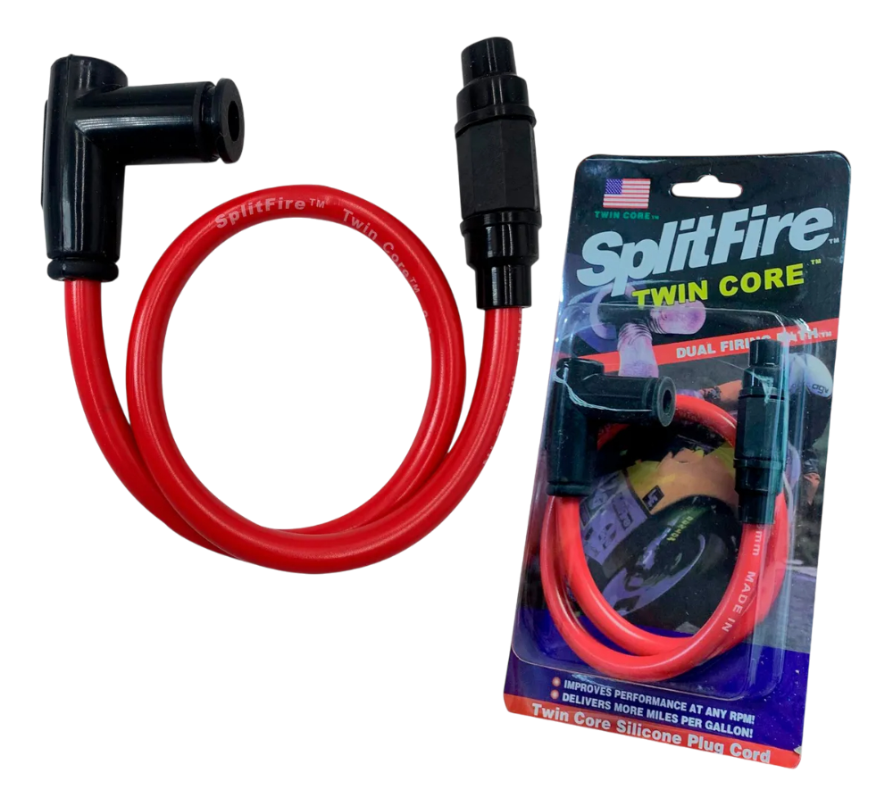 CABLE DE BUJIA DOBLE NUCLEO + PIPA SPLITFIRE BUONI MAXXPRO