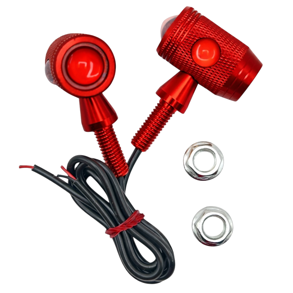 VIAS LED MINI METAL MXP03 DOBLE ROJA BUONI MAXXPRO