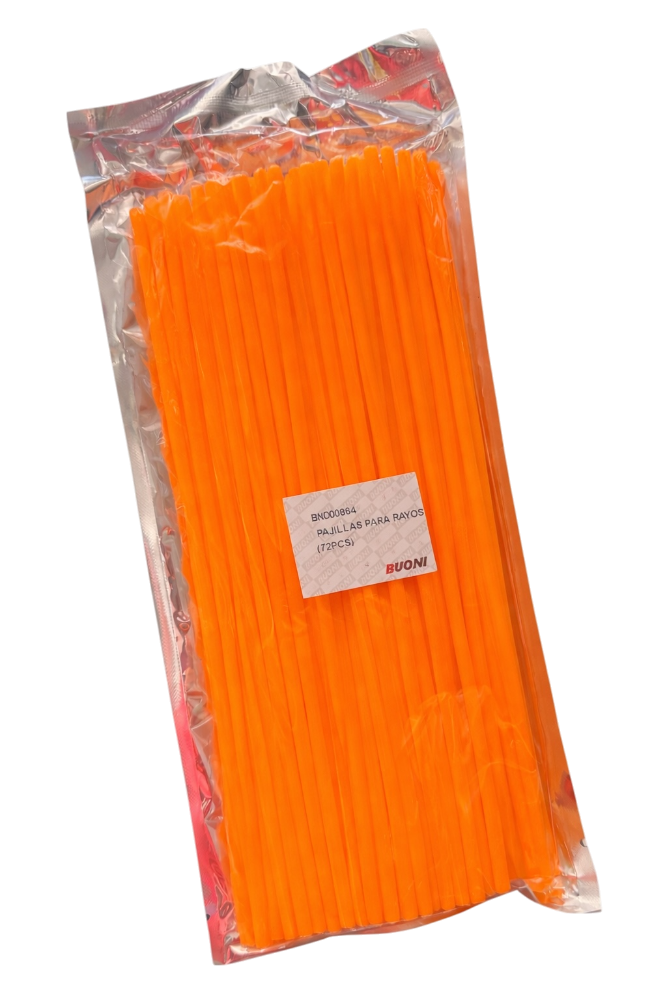 PAJILLAS PARA RAYOS (72PCS) ANARANJADO BUONI MAXXPRO