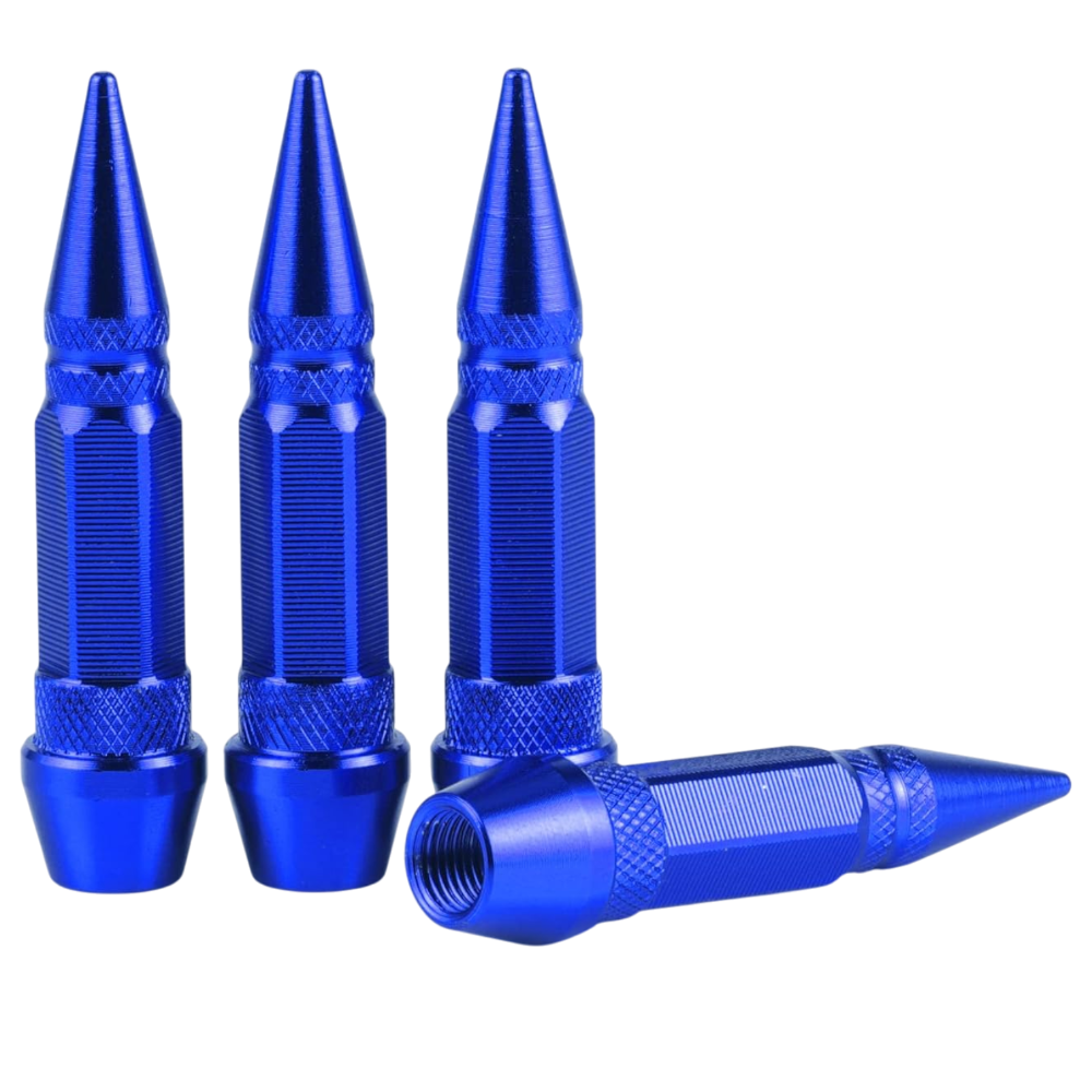 TAPON DE VALVULA RACING 60MM AZUL BUONI MAXXPRO