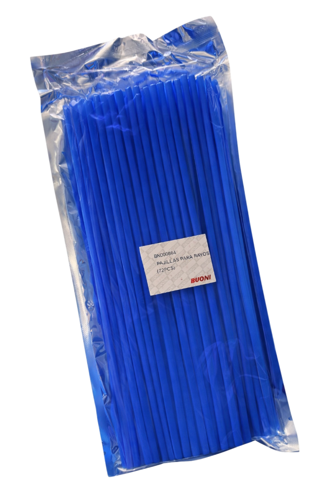 PAJILLAS PARA RAYOS (72PCS) AZUL BUONI MAXXPRO