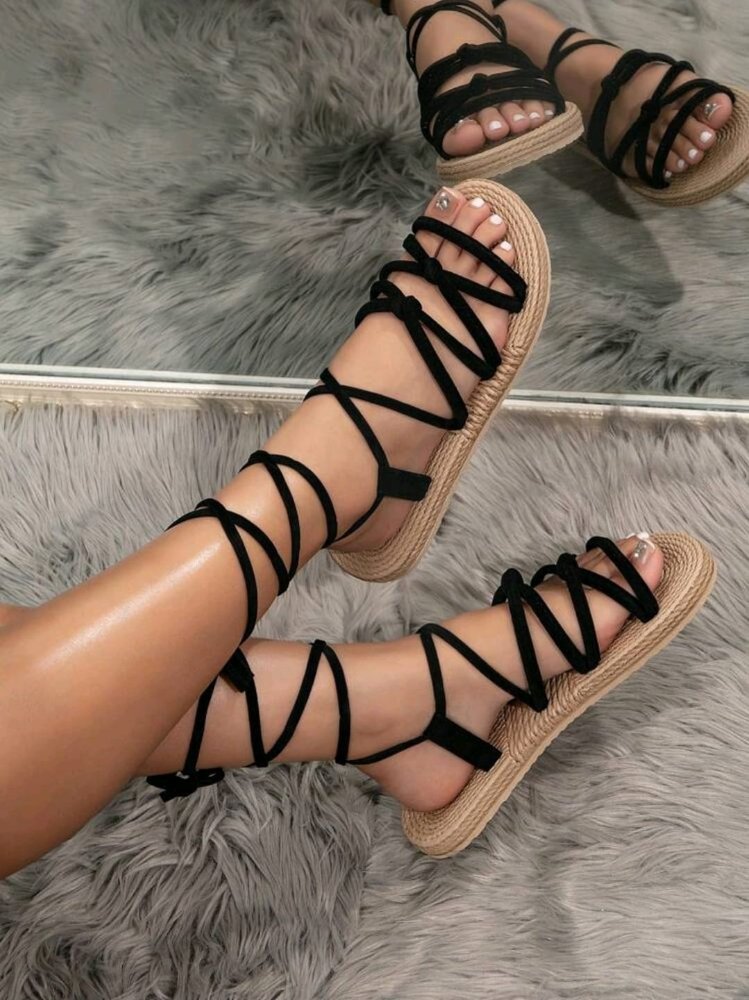 Sandalias Gladiadoras Black talla 37