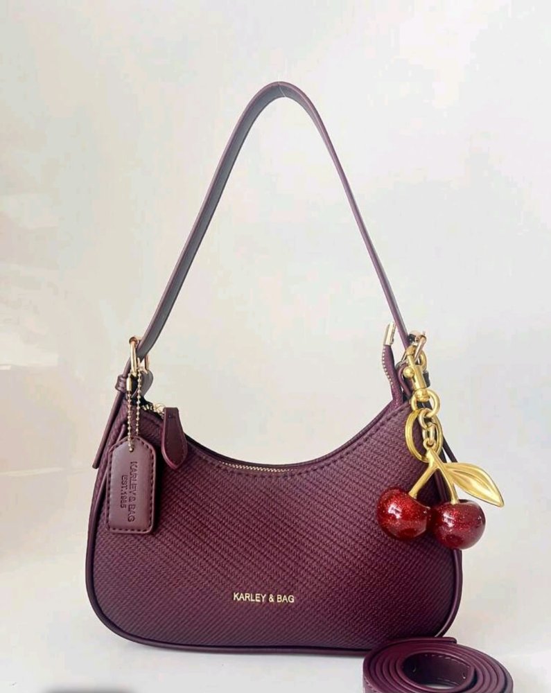 Bolso de hombro Karley Wine Cherry