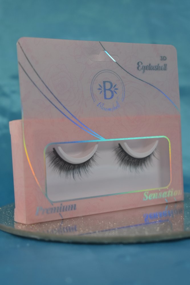 Kit pestañas bloomshell 3D premium
