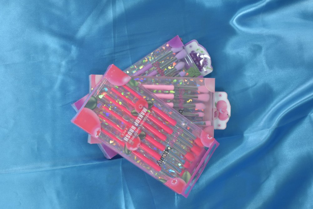 Brochas Para Ojos x6 Surtidas Sweet Beauty