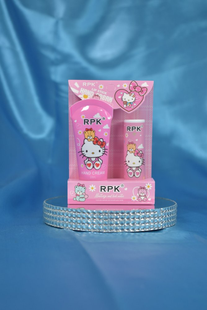 RPK crema de manos + hidratante hello kitty rosado