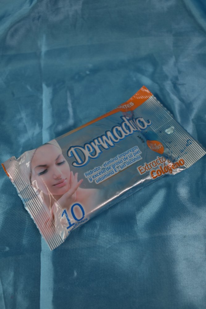 Pañitos Desmaquillantes Azules x10 Dermodivas