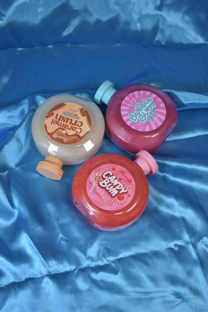 Gel de ducha Corporal caramel crush pupure olor caramelo