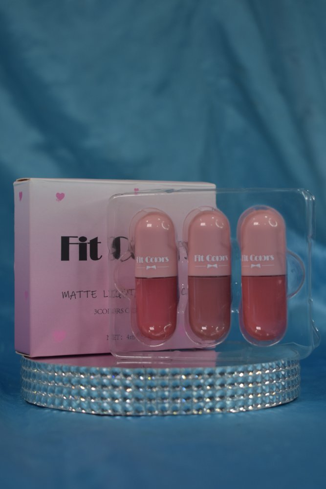 Set lip gloss matte fit color