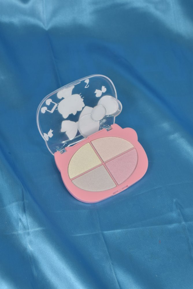 Iluminador Rosado x4 Forma De Hello Kitty