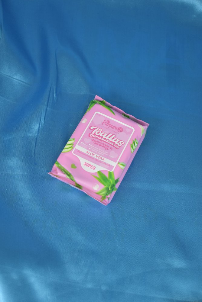 Pañitos desmaquillantes aloe vera x30 purpure