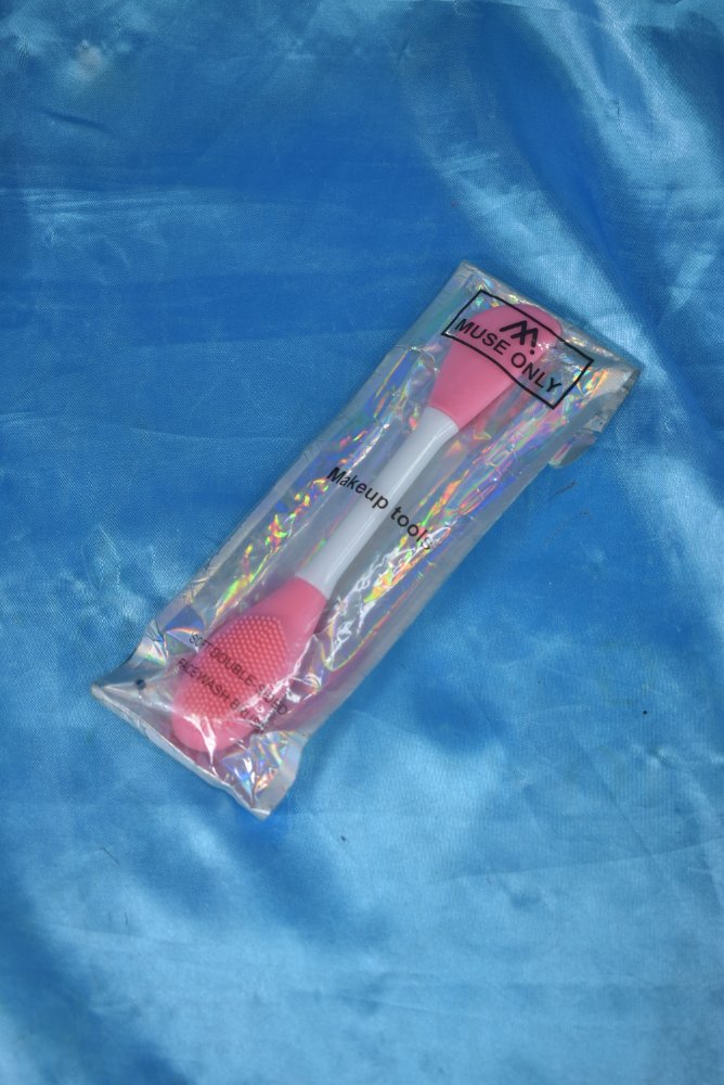 Cepillo Exfoliante Facial Rosado Doble Muse Only
