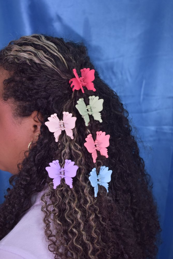 gancho x6 Mariposa Mini Surtido
