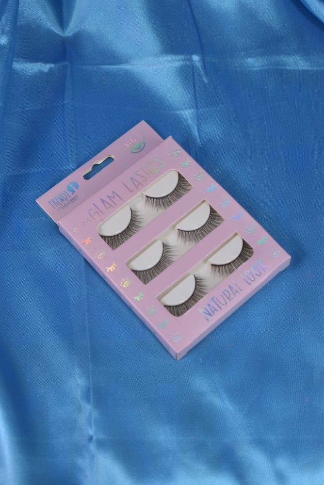 Kit pestañas glam lashes trendy