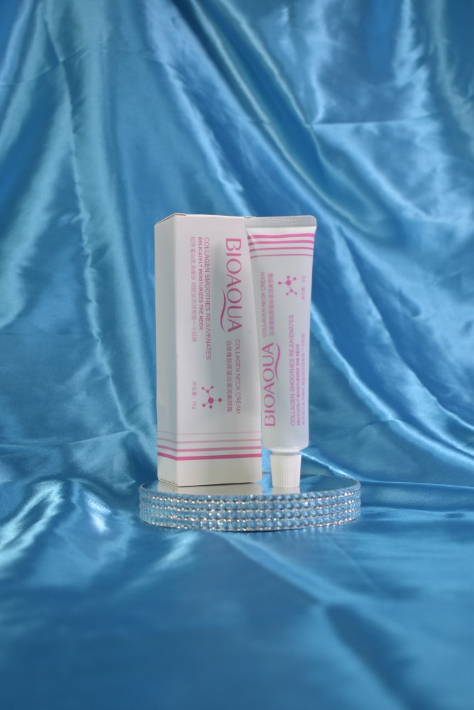 Crema de colageno Hidrolizado para el cuello y manos  Bioaqua