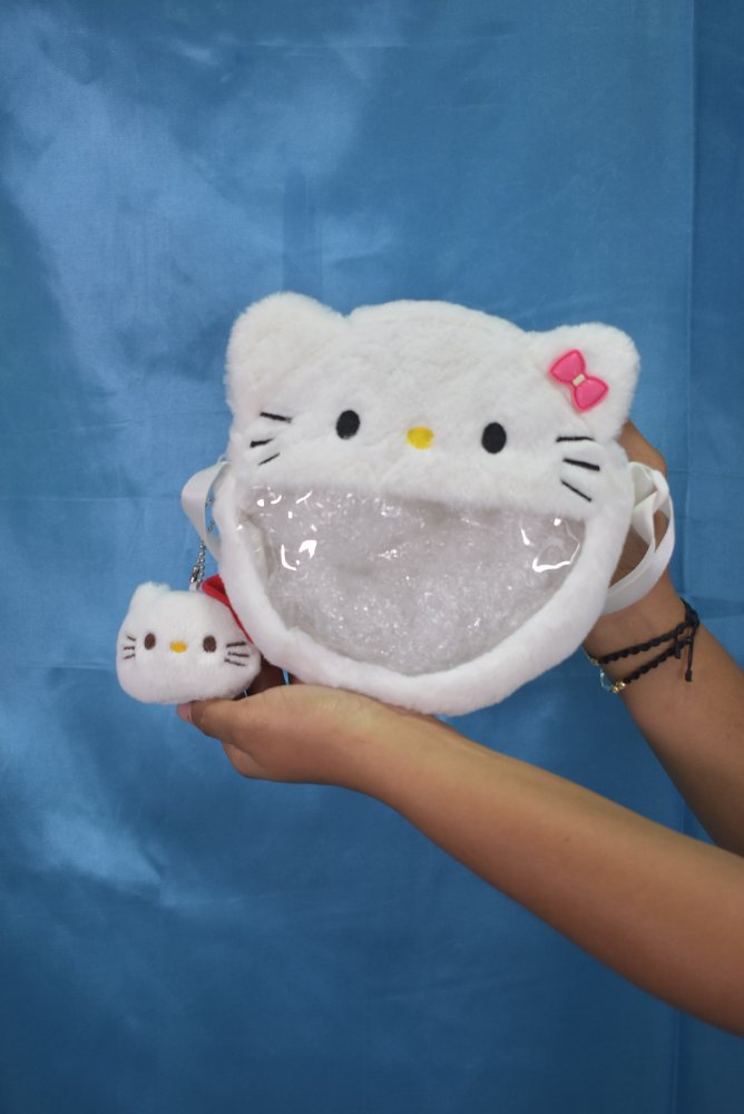 Bolso de mano redondo hello kitty