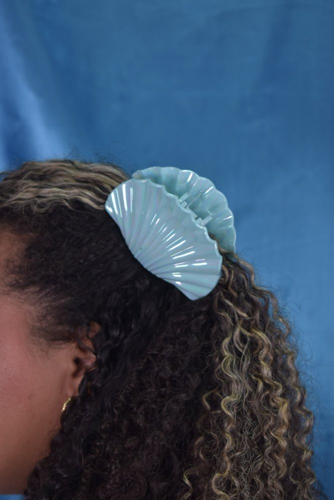 Gancho concha azul