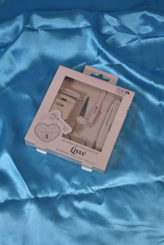 Herramientas Basicas Luxe Encrespadorr+tijeras+pinzas+Perfilador
