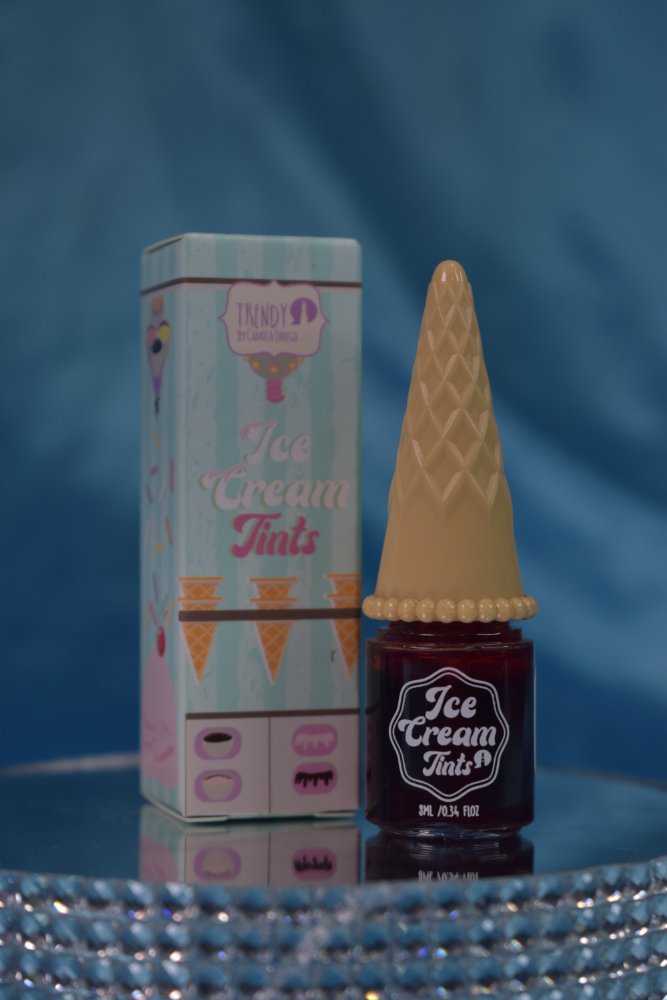 Ice cream tinta helado trendy