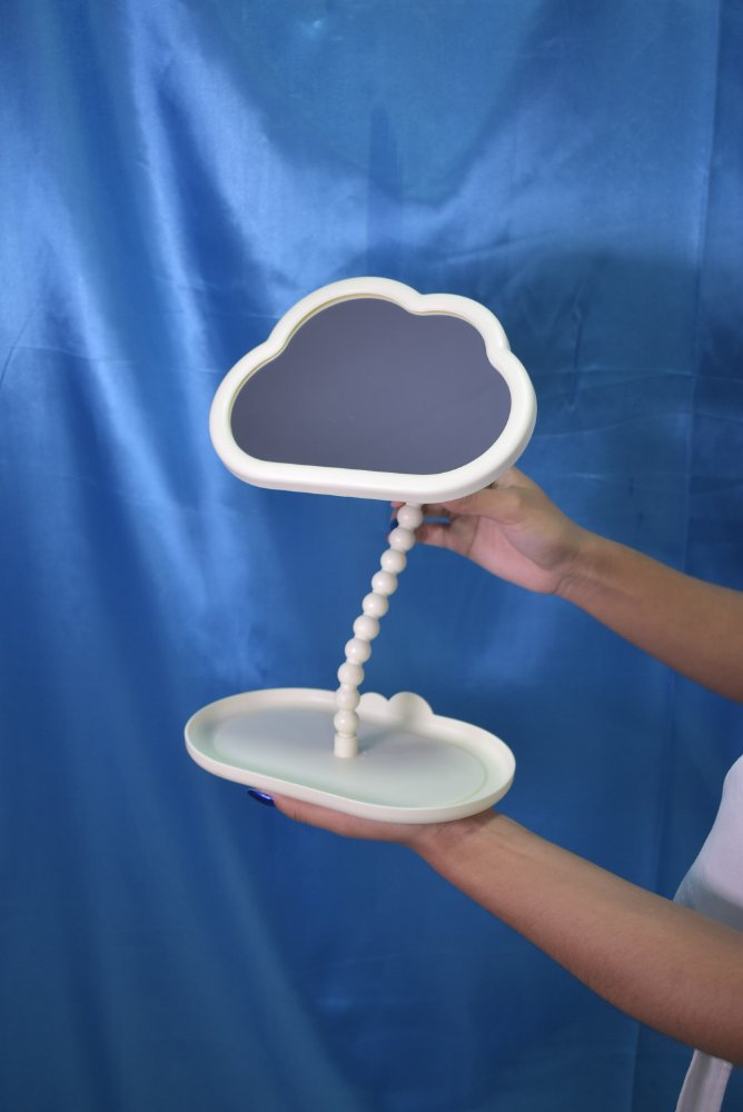 Espejo nube  beige