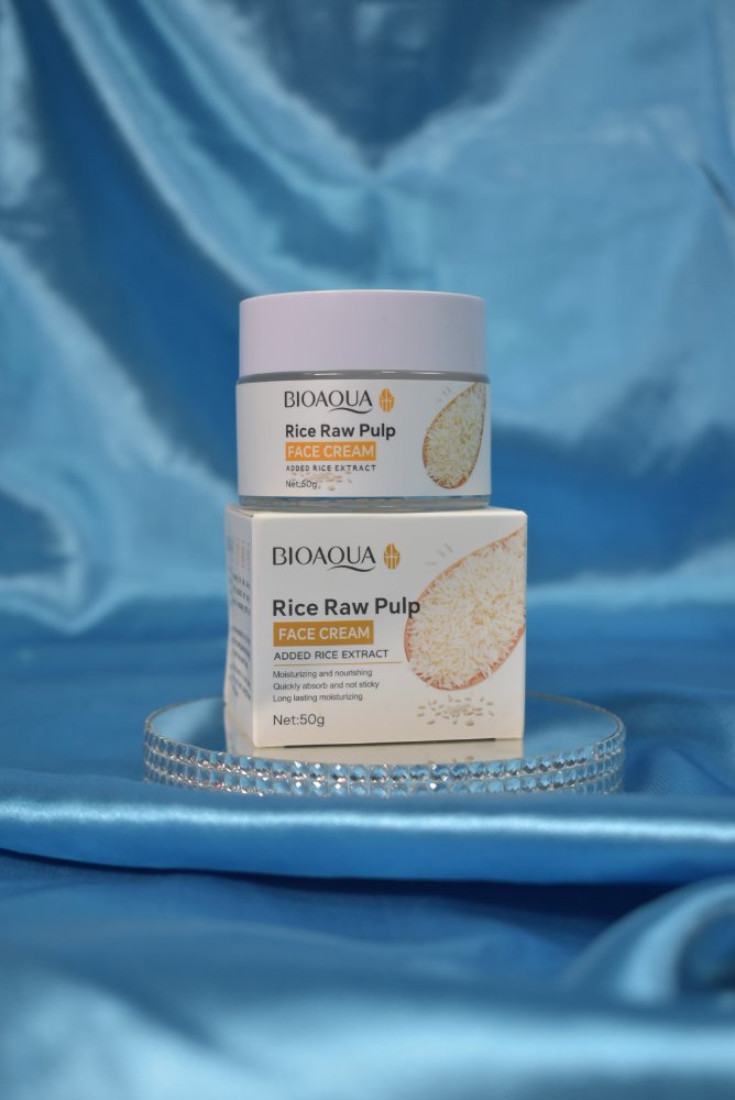 Crema Facial Hidratante De Arroz  Bioaqua