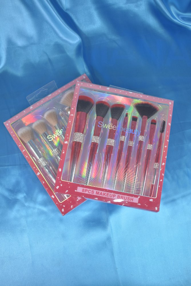 Kit De Brochas x8 Piedritas Sweet Beauty