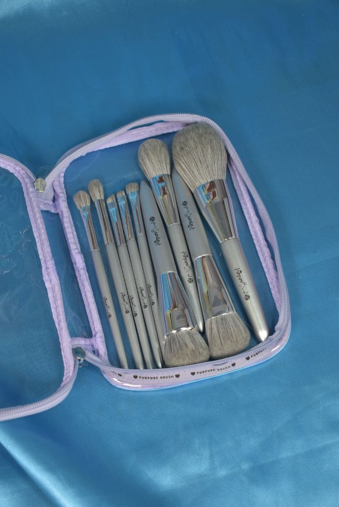 Brochas x9 Plateadas Purpure