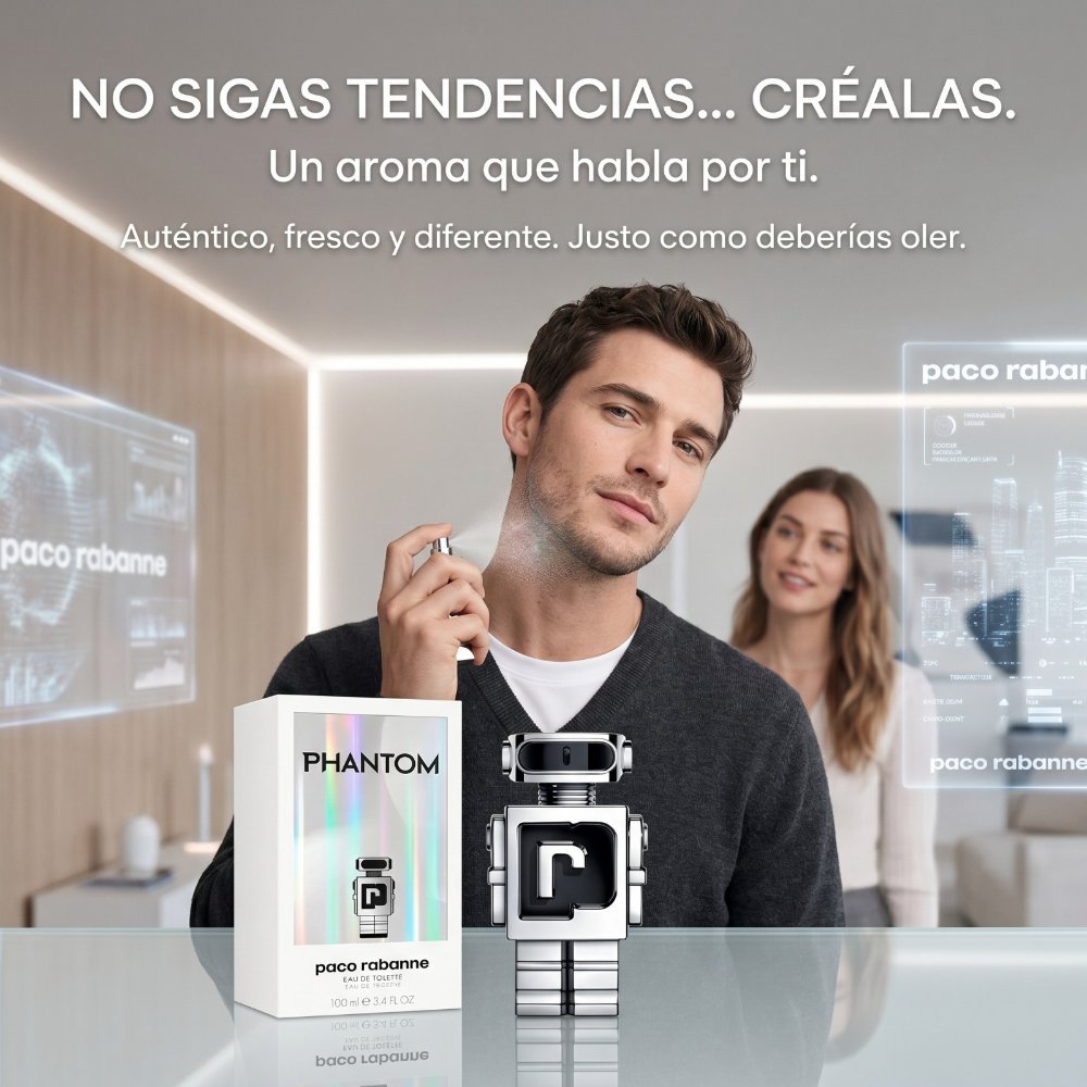 PERFUME PACCO RABANNE PHANTOM* *PARA HOMBRE*