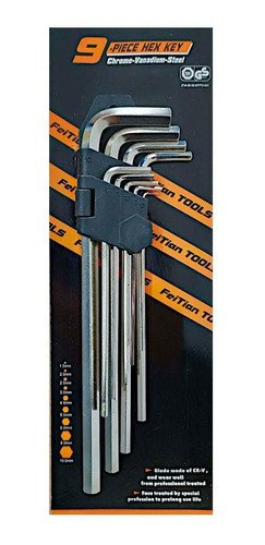 Set llave allen x9 piezas