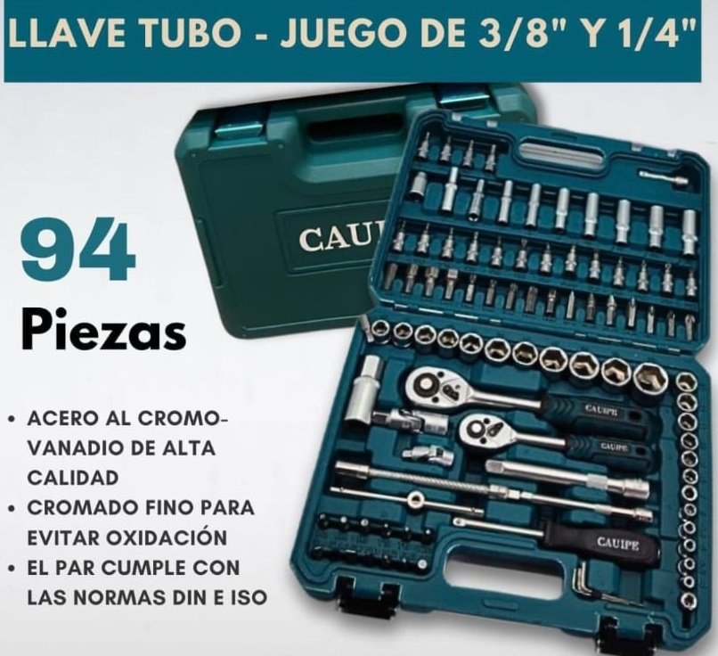 Juego de tubos 44 piezas