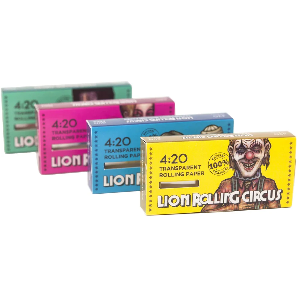 Papel Celulosa Block 4:20 Lion Rolling Circus 1 ¼