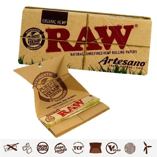 Papel Raw Artesano 1 1/4 + Filtros