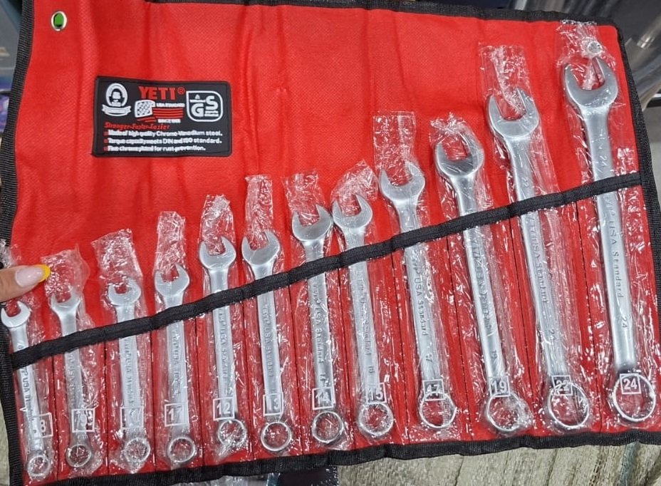 Set llaves combinadas x12 piezas