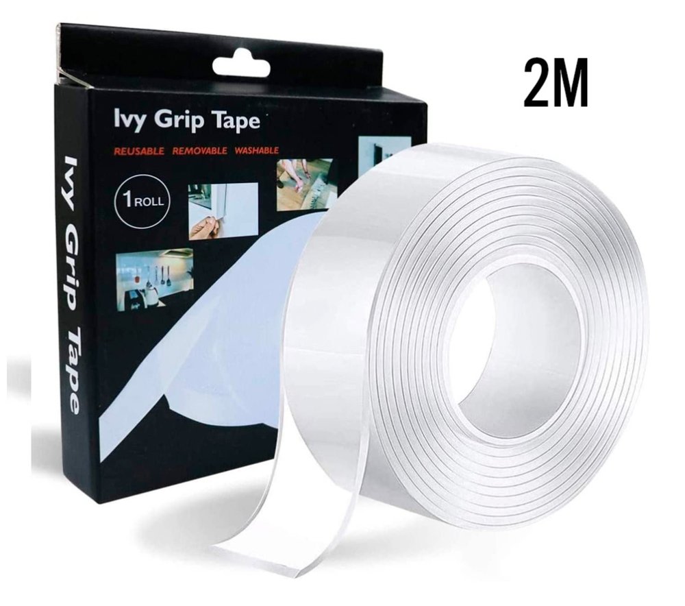 CINTA NANO BIFAZ - 2M LARGO 3cm ANCHO 1mm GROSOR