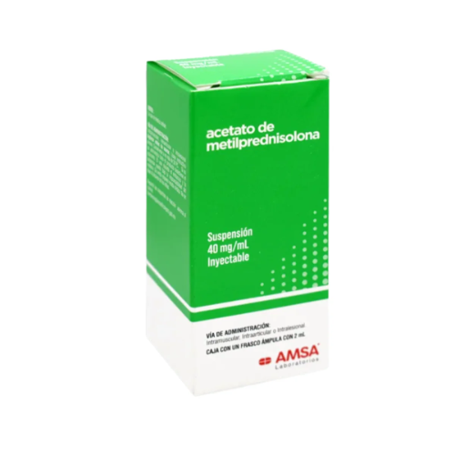 ACETATO DE METILPREDNISOLONA 40MG SOL. INY