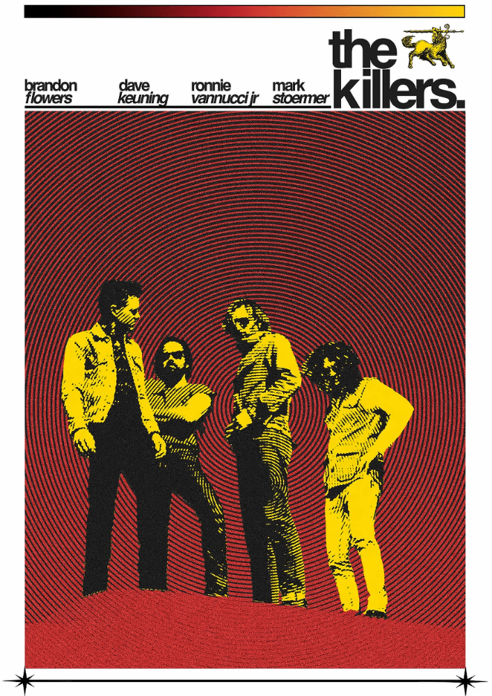 Poster The Killers Integrantes