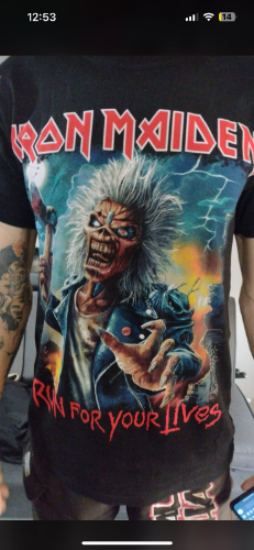 Polo Iron maiden - Run for Your Lives/maldito