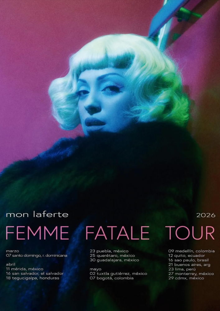 Poster Mon laferte - tours 2026