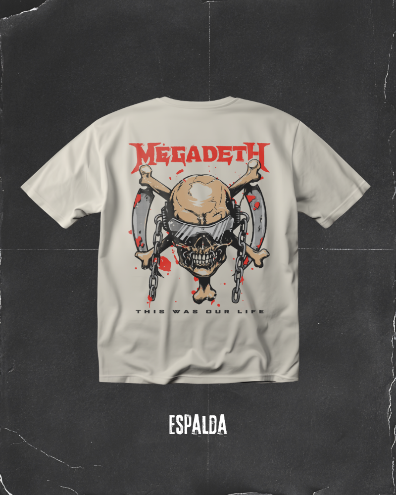 Polo perla Megadeth /this was our life