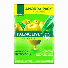 JABON CORPORAL PALMOLIVE NATURALS C/ 8 PZS