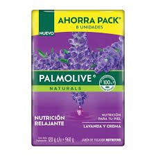 JABON PALMOLIVE NATURALS MORADO C/ 8PZS