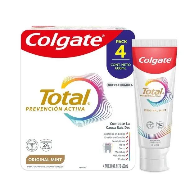 PASTA DENTAL COLGATE TOTAL C/ 4 PZS